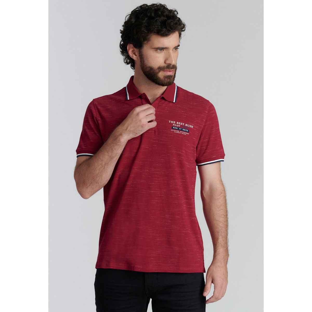 FEROUCH - Polera Chicago Fjs Rojo Ferouch