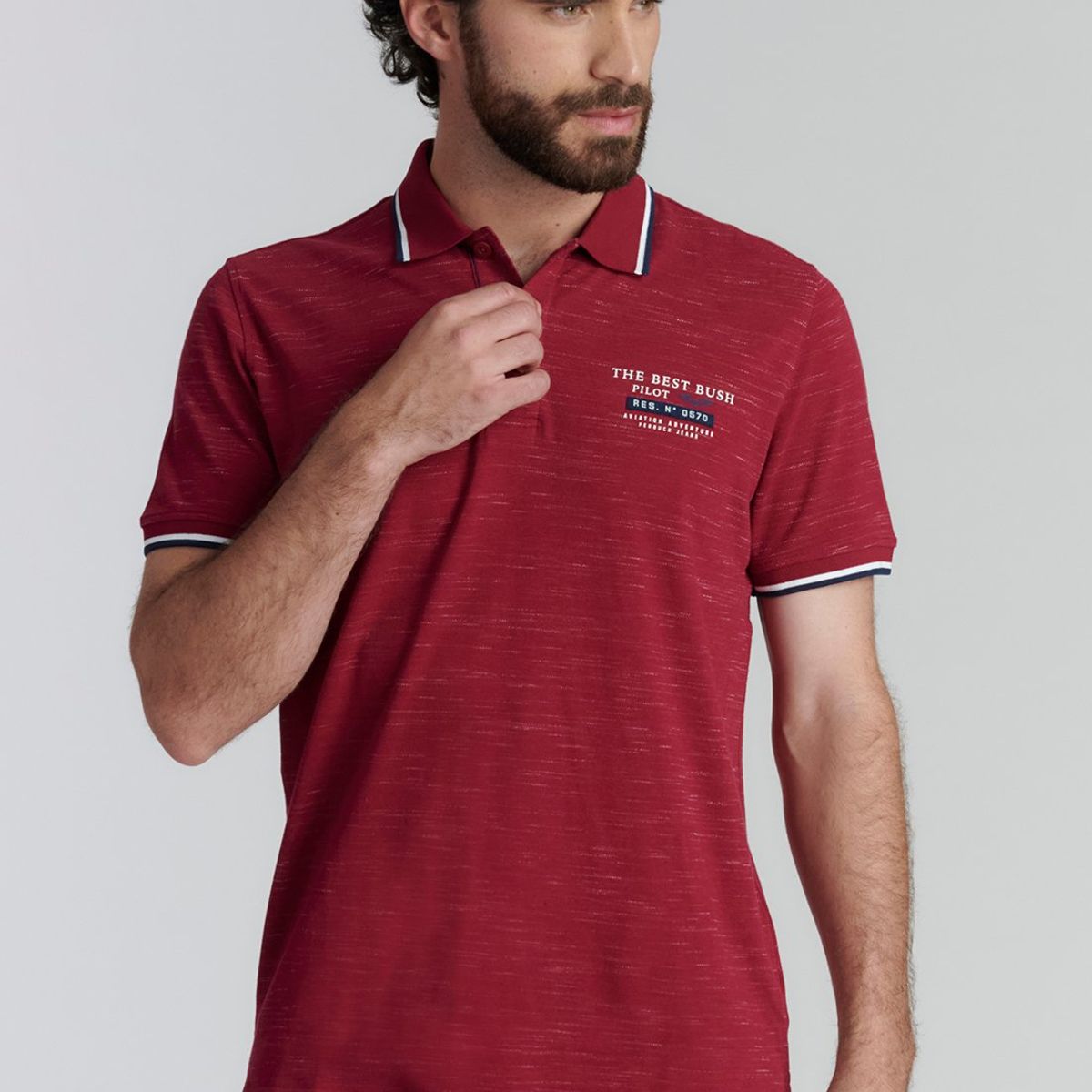 FEROUCH - Polera Chicago Fjs Rojo Ferouch