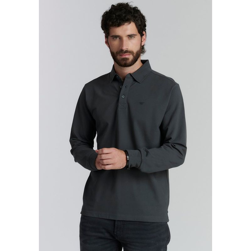 FEROUCH - Polera Básica  Dakota Fr Gris Ferouch