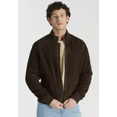 NEW MAN - Chaqueta Leather Tier Heritage Café Newman.