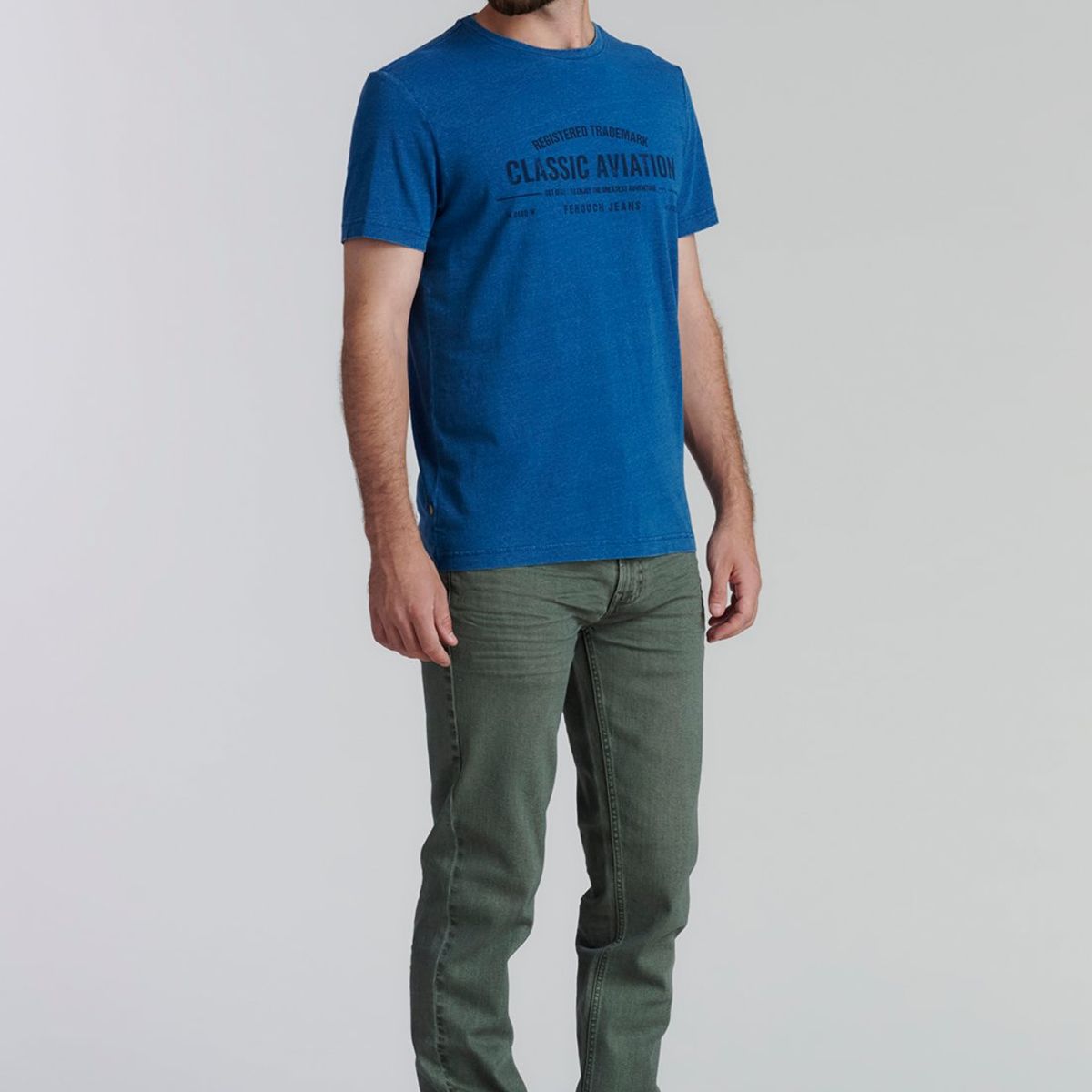 FEROUCH - Polera Idaho Fjs Azul Ferouch