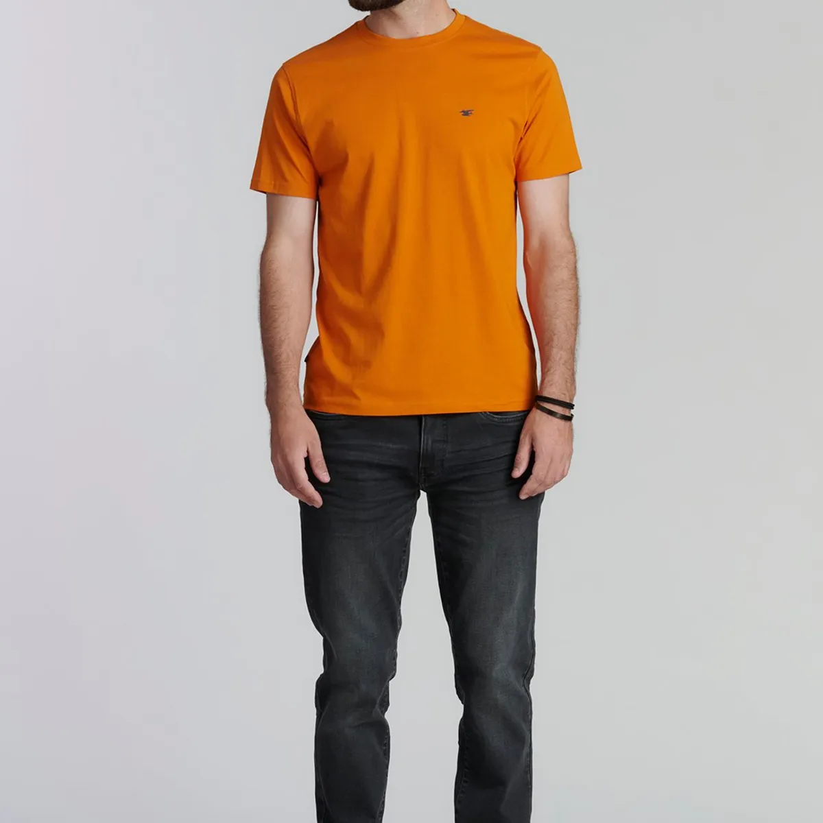 FEROUCH - Polera Básica  Maine Fr Naranja Ferouch