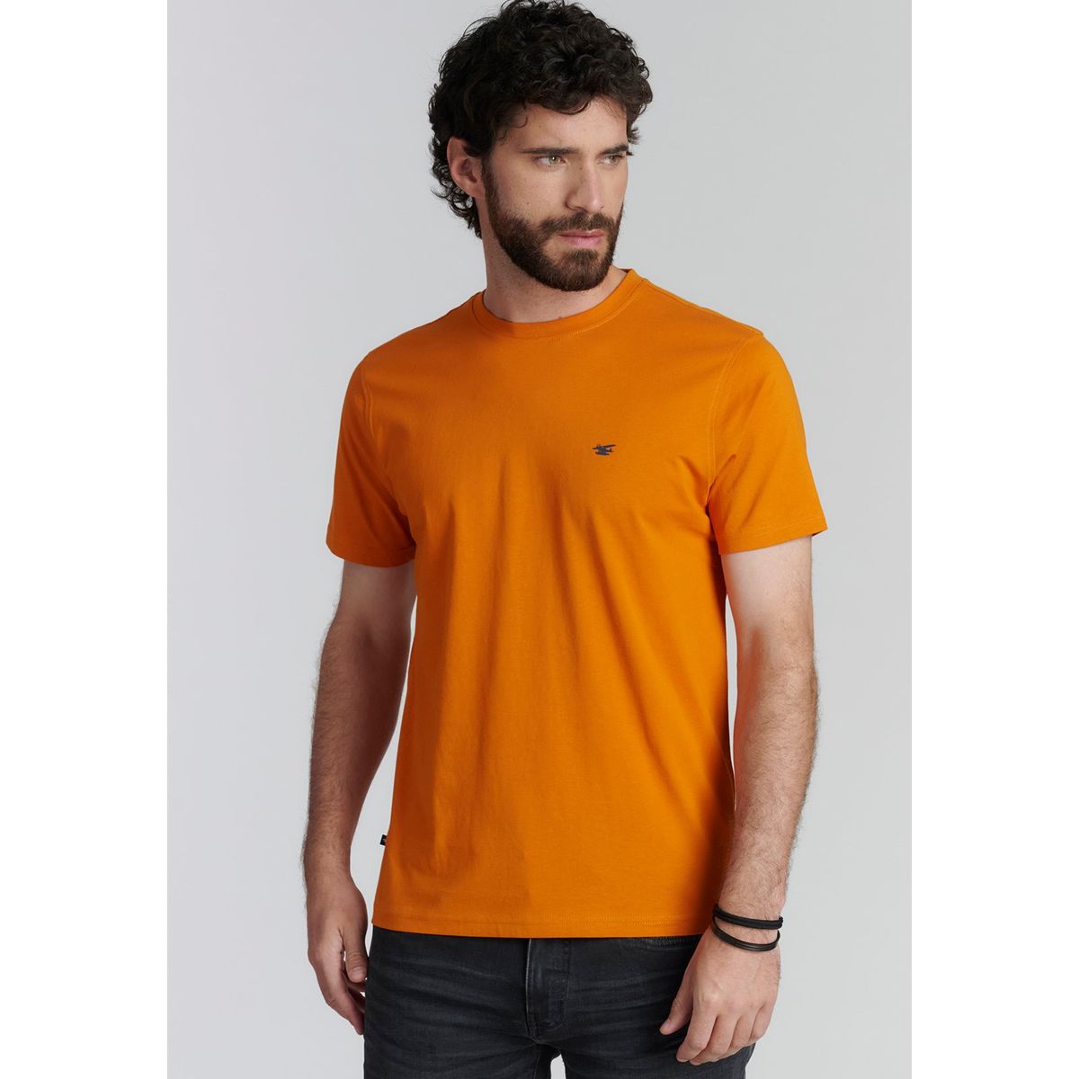 FEROUCH - Polera Básica  Maine Fr Naranja Ferouch