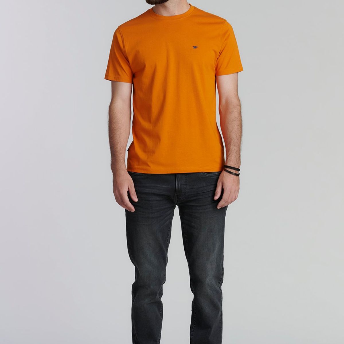 FEROUCH - Polera Básica  Maine Fr Naranja Ferouch