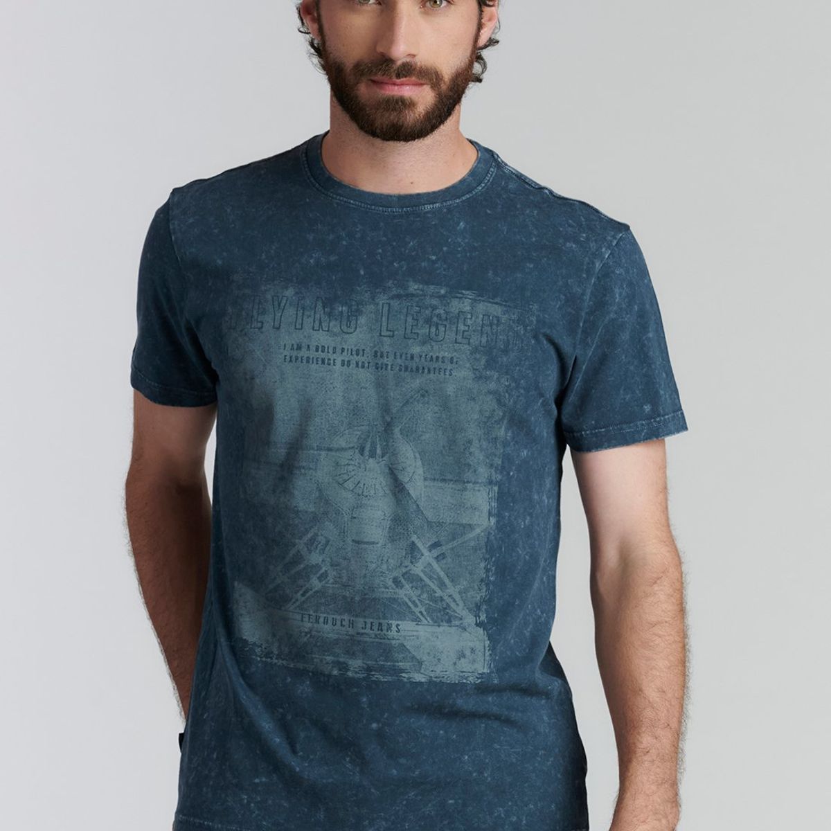 FEROUCH - Polera Boston Fjs Gris Ferouch