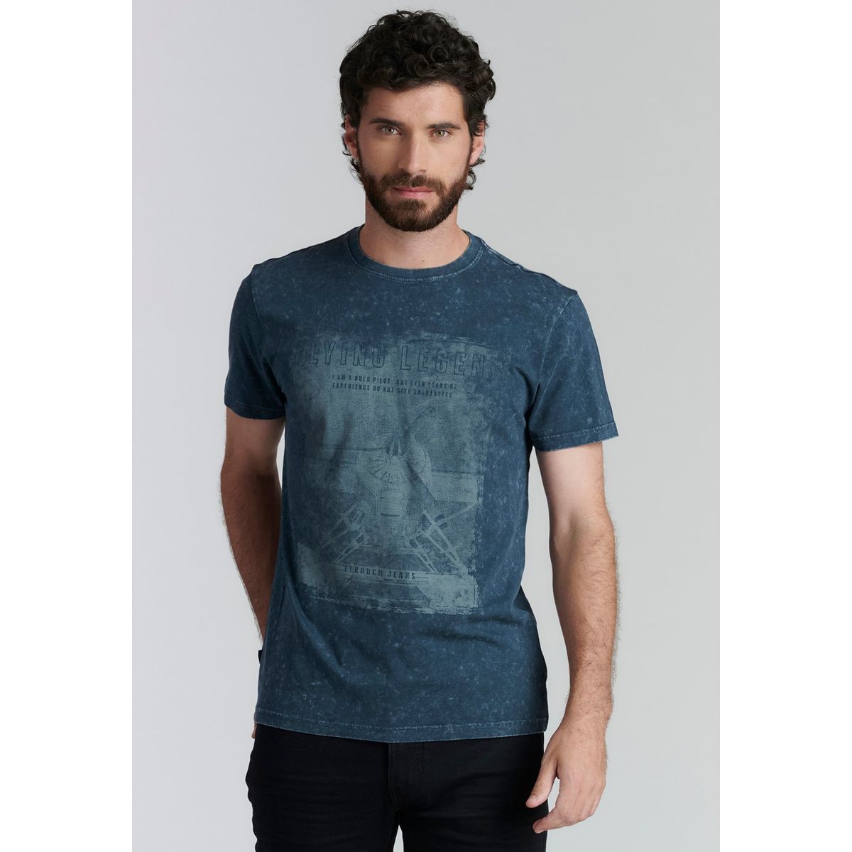 FEROUCH - Polera Boston Fjs Gris Ferouch