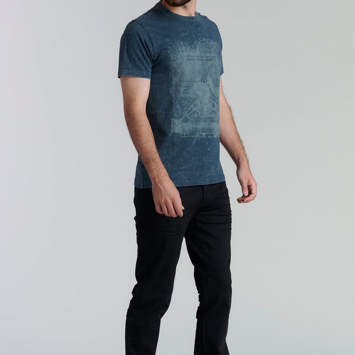 FEROUCH - Polera Boston Fjs Gris Ferouch