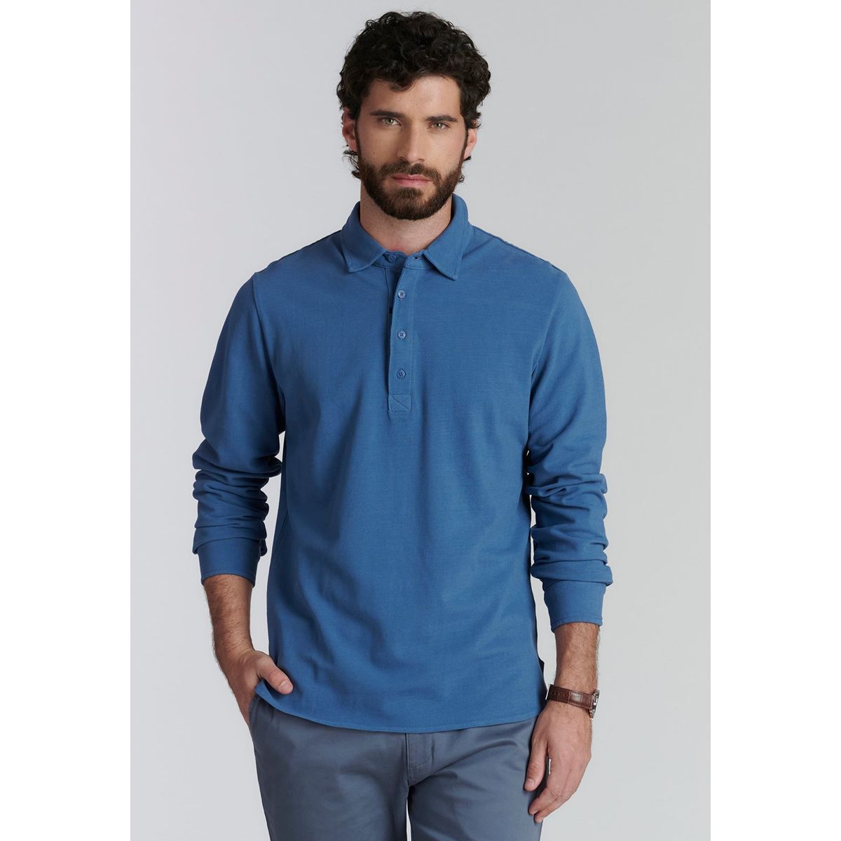 FEROUCH - Polera Denver Fjs Azul Ferouch