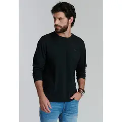 FEROUCH - Polera Básica Oregon Fr Negro