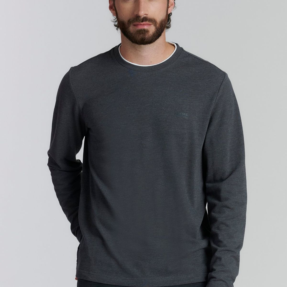 FEROUCH - Polera Hoboken Fjs Gris Ferouch