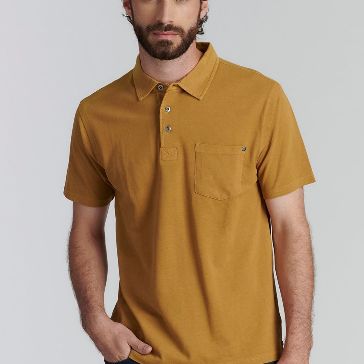 FEROUCH - Polera Brooklyn Fjs Amarillo Ferouch