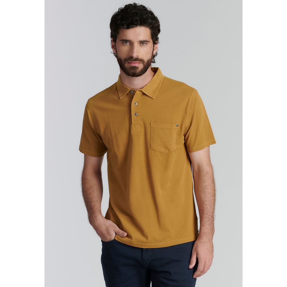 FEROUCH - Polera Brooklyn Fjs Amarillo Ferouch