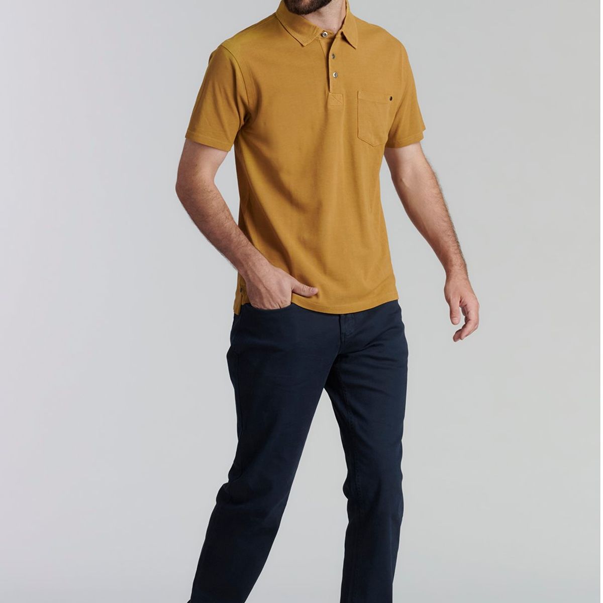 FEROUCH - Polera Brooklyn Fjs Amarillo Ferouch