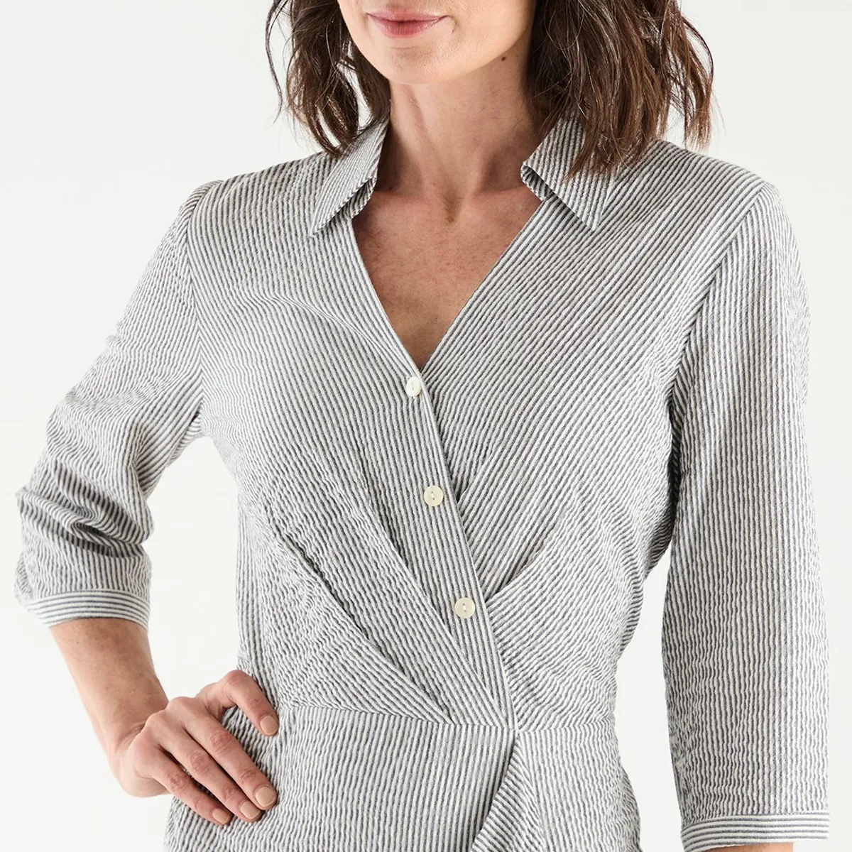 MA GRIFFE - Vestido Largo Crudo Mujer Magriffe