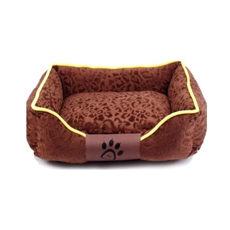 GENERICO - Cama Mascota Ultrasuave Gato Perro 56x46 Cm Marron
