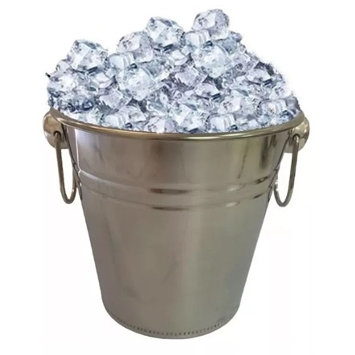 GENERICO - Cubetas Hielo Hielera Con Asas Hielera Acero Inoxidable 16cm