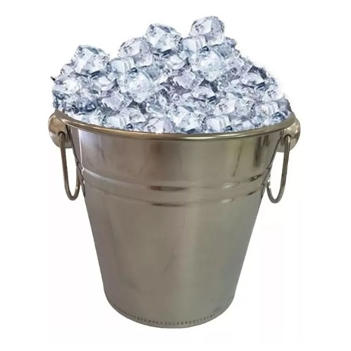 GENERICO - Cubetas Hielo Hielera Con Asas Hielera Acero Inoxidable 16cm