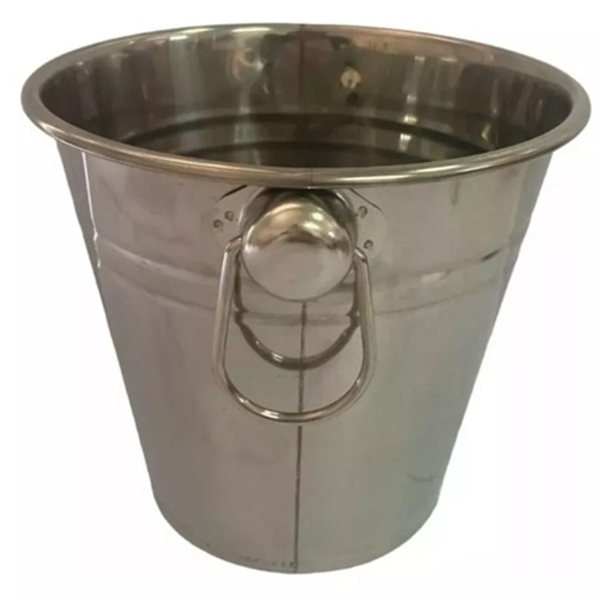 GENERICO - Cubetas Hielo Hielera Con Asas Hielera Acero Inoxidable 16cm