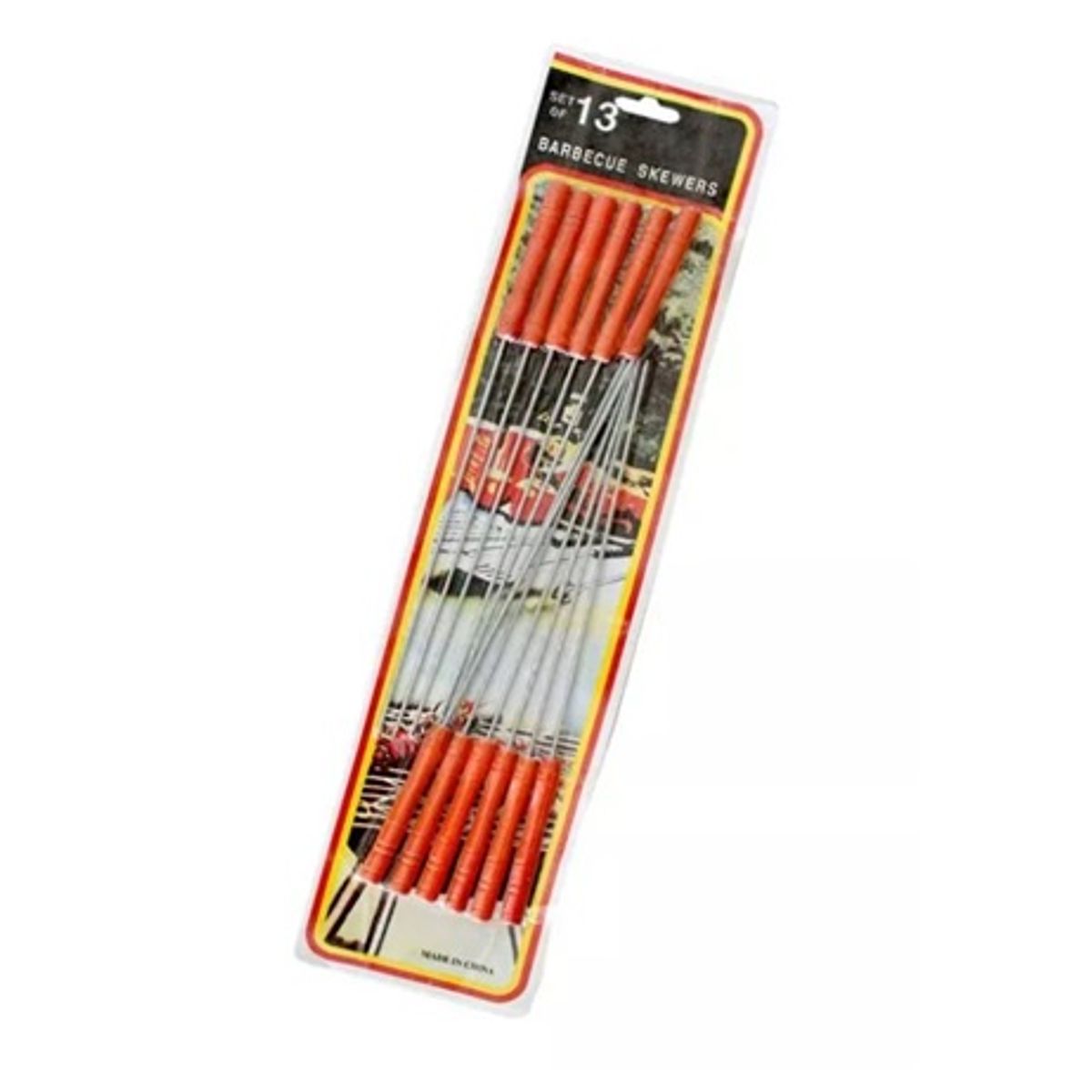 GENERICO - Pinchos Anticuchos Brochetas Asados Barbacoa 35cm Pack x 12