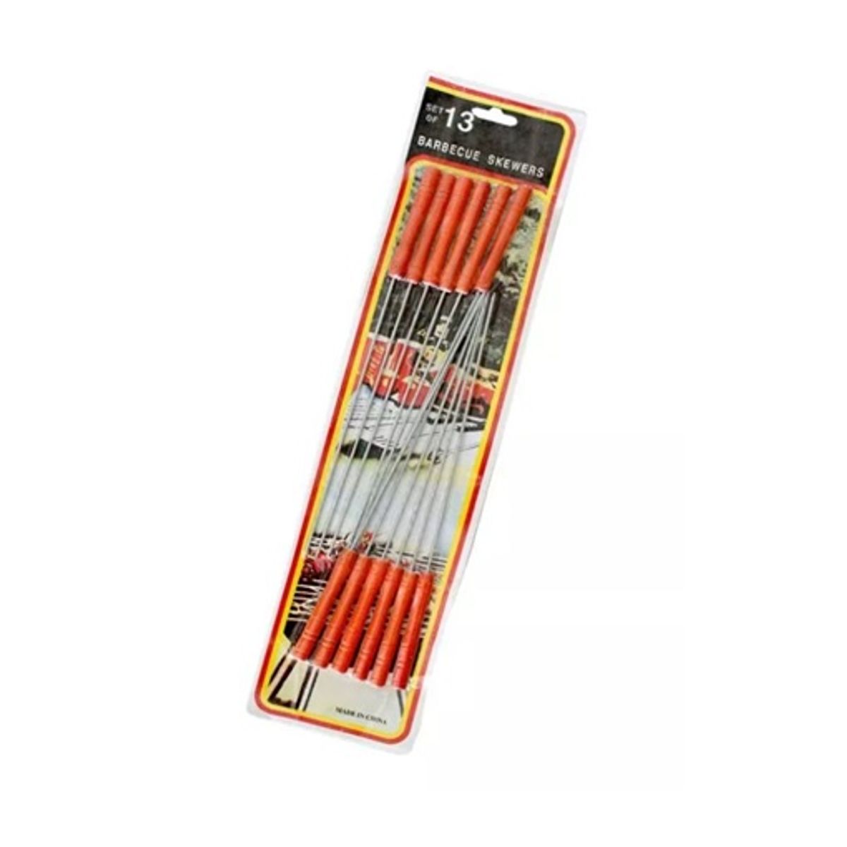GENERICO - Pinchos Anticuchos Brochetas Asados Barbacoa 35cm Pack x 12