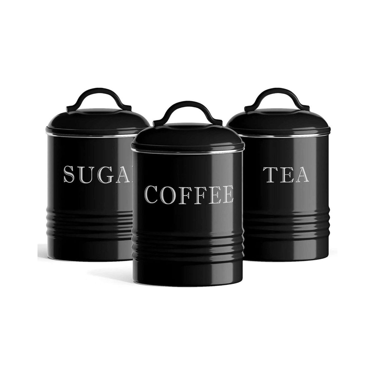 GENERICO - Juego  De  3 Recipientes Para Té Café Y Azúcar