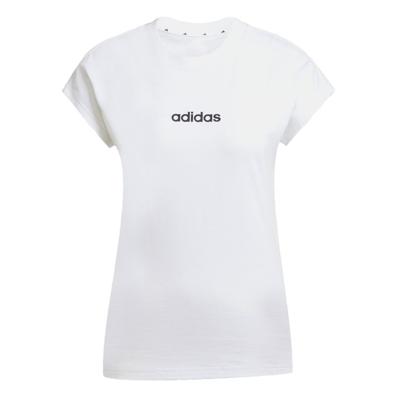 ADIDAS - Essentials Linear Cotton Tee.-