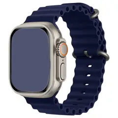 GENERICO - Correa Ocean Silicona Para Apple Watch 38 40 41 Azul