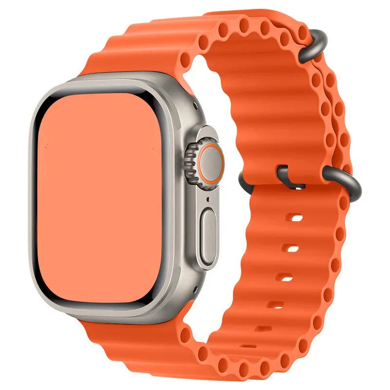 GENERICO - Correa Ocean Silicona Para Apple Watch 38 40 41 Narajna