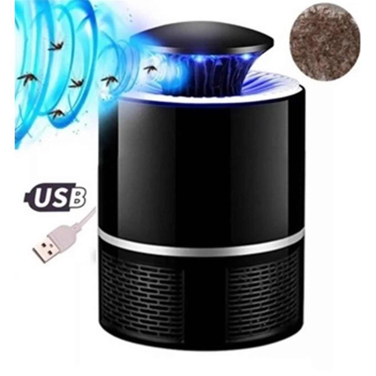 GENERICO - Lámpara Usb Mata Mosquitos Insectos Repelente De Moscas