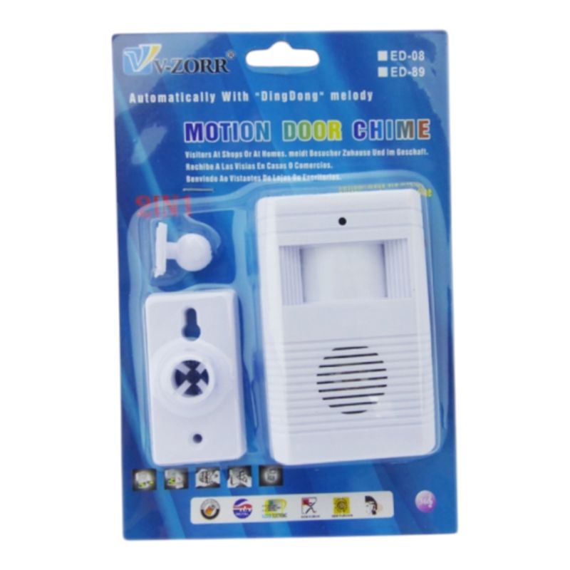GENERICO - 3x Sensor De Movimiento 180° En Blister