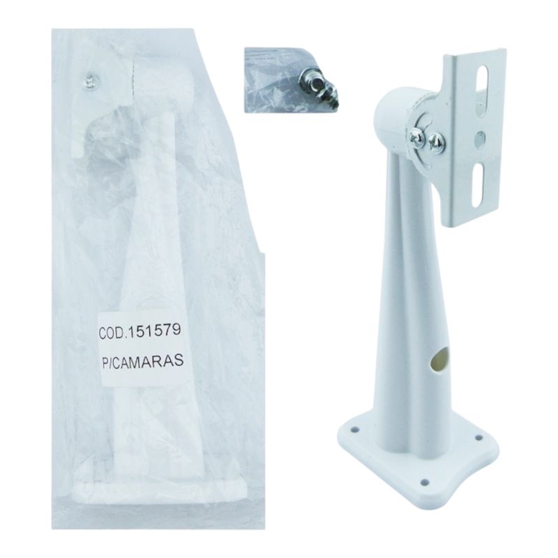 GENERICO - Soporte Para Camara Vigilancia De 20 Cm En PVC