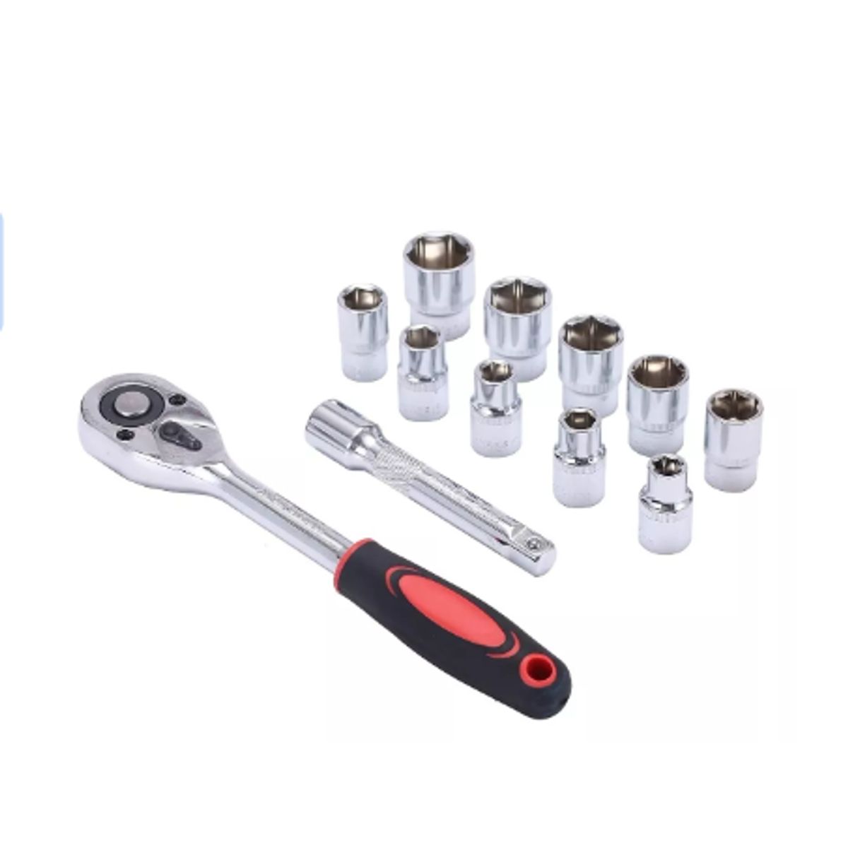 GENERICO - Set Juego Dados 12 Pieza Chicharra 1/2 Cromo Vanadio