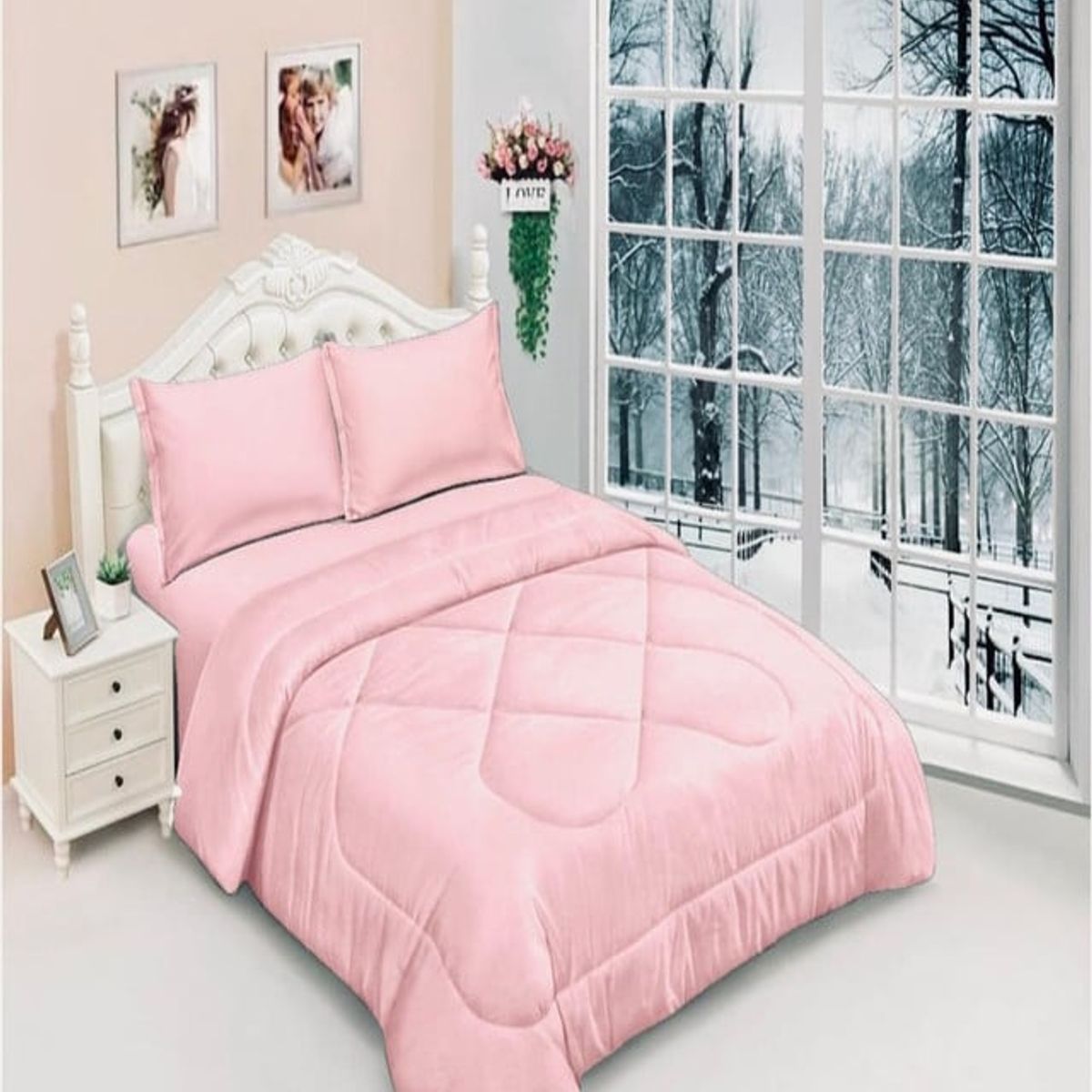 GENERICO - COBERTOR INVIERNO CON CHIPORRO PLAZA Y MEDIA G10