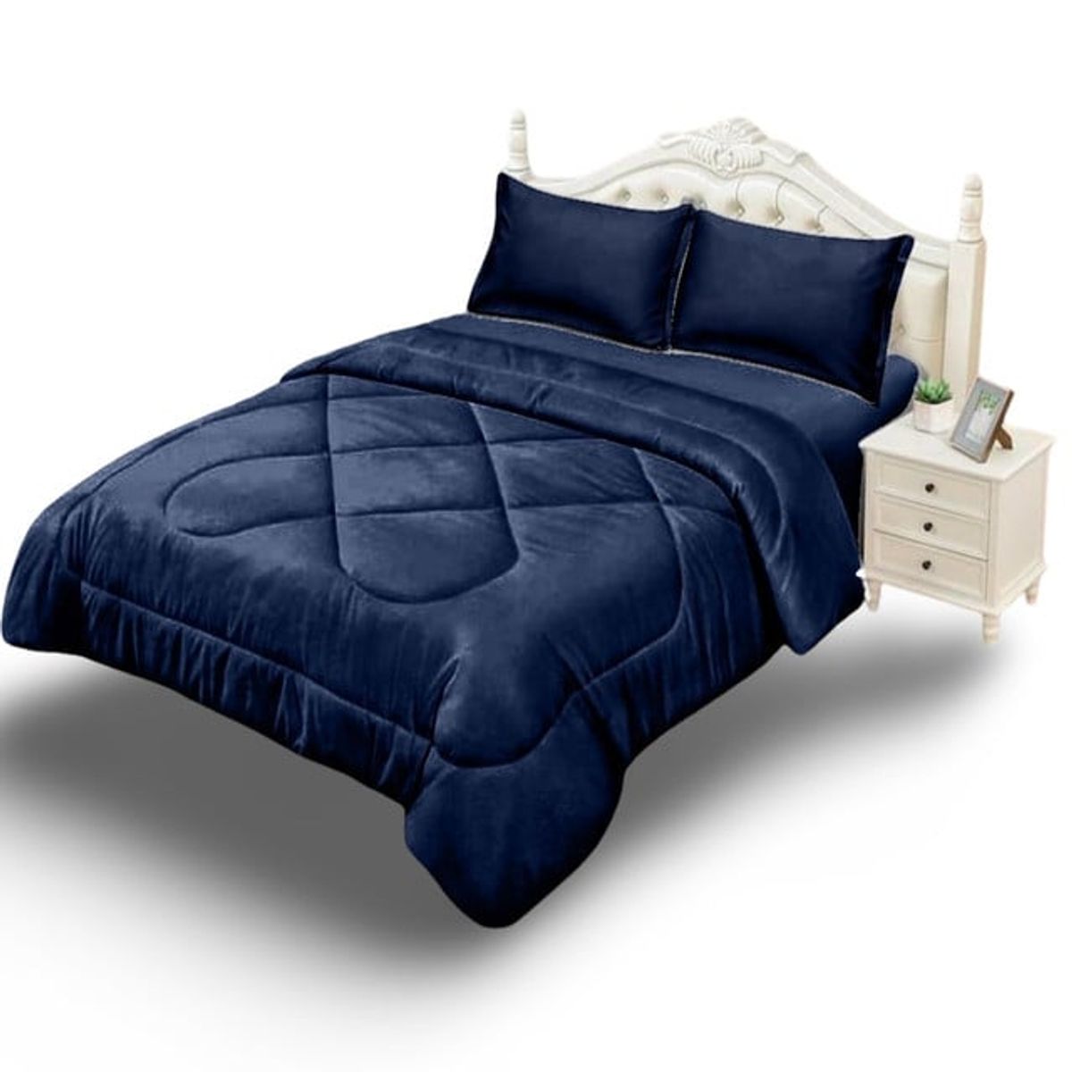 GENERICO - COBERTOR INVIERNO CON CHIPORRO SUPER KING 250 X 270 cm G01