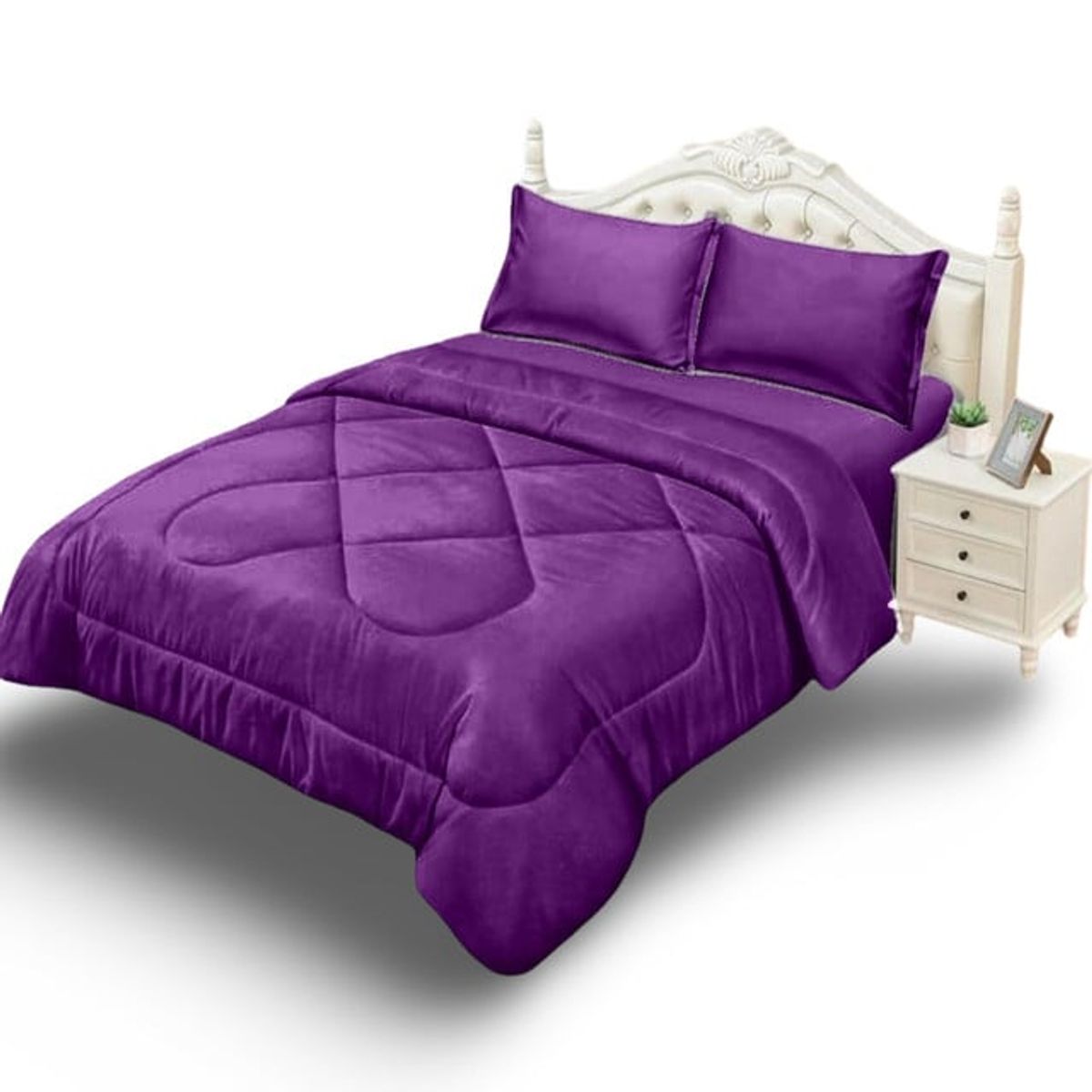 GENERICO - COBERTOR INVIERNO CON CHIPORRO SUPER KING 250 X 270 cm G03