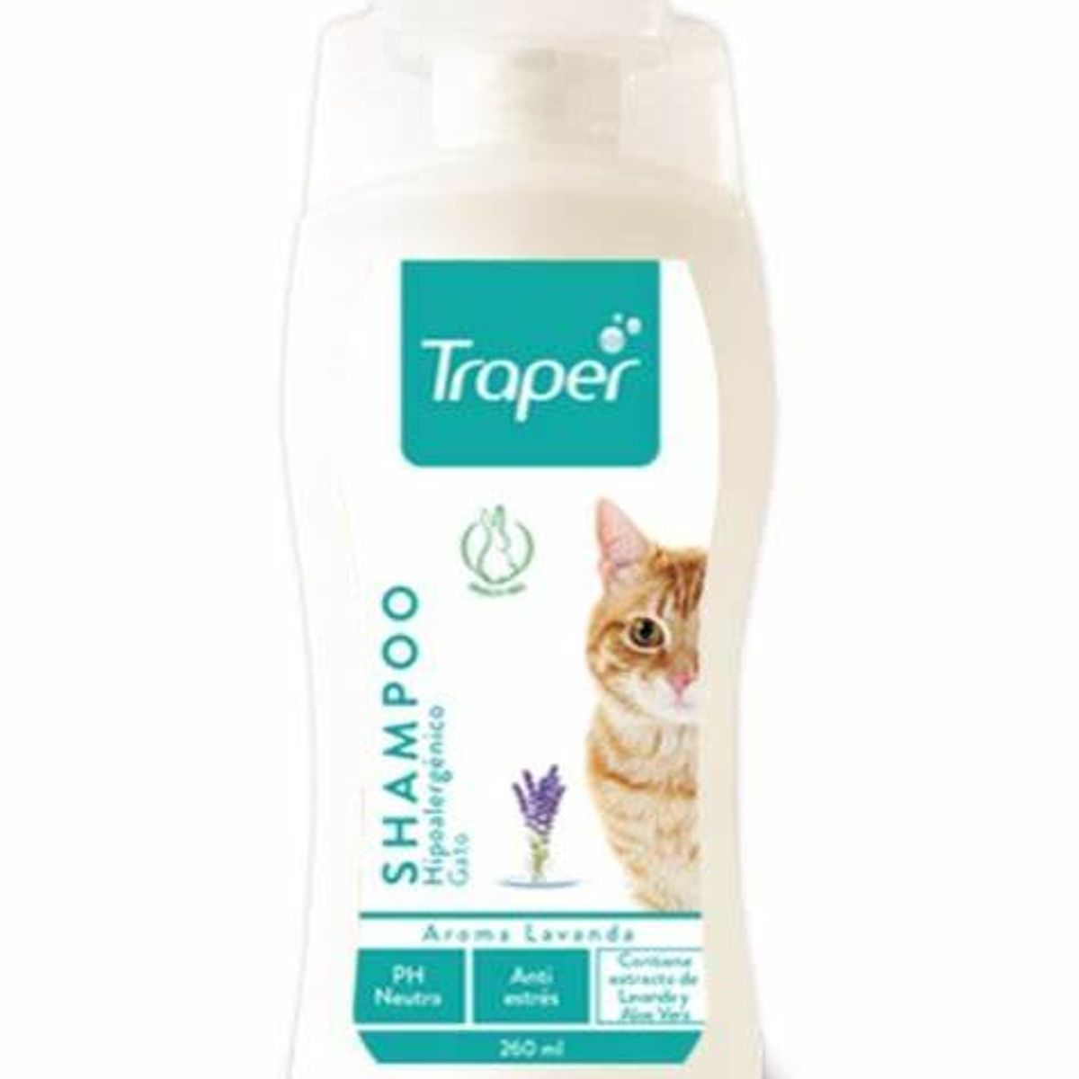 TRAPER - Shampoo Traper Neutro Gato Lavanda 260 mL
