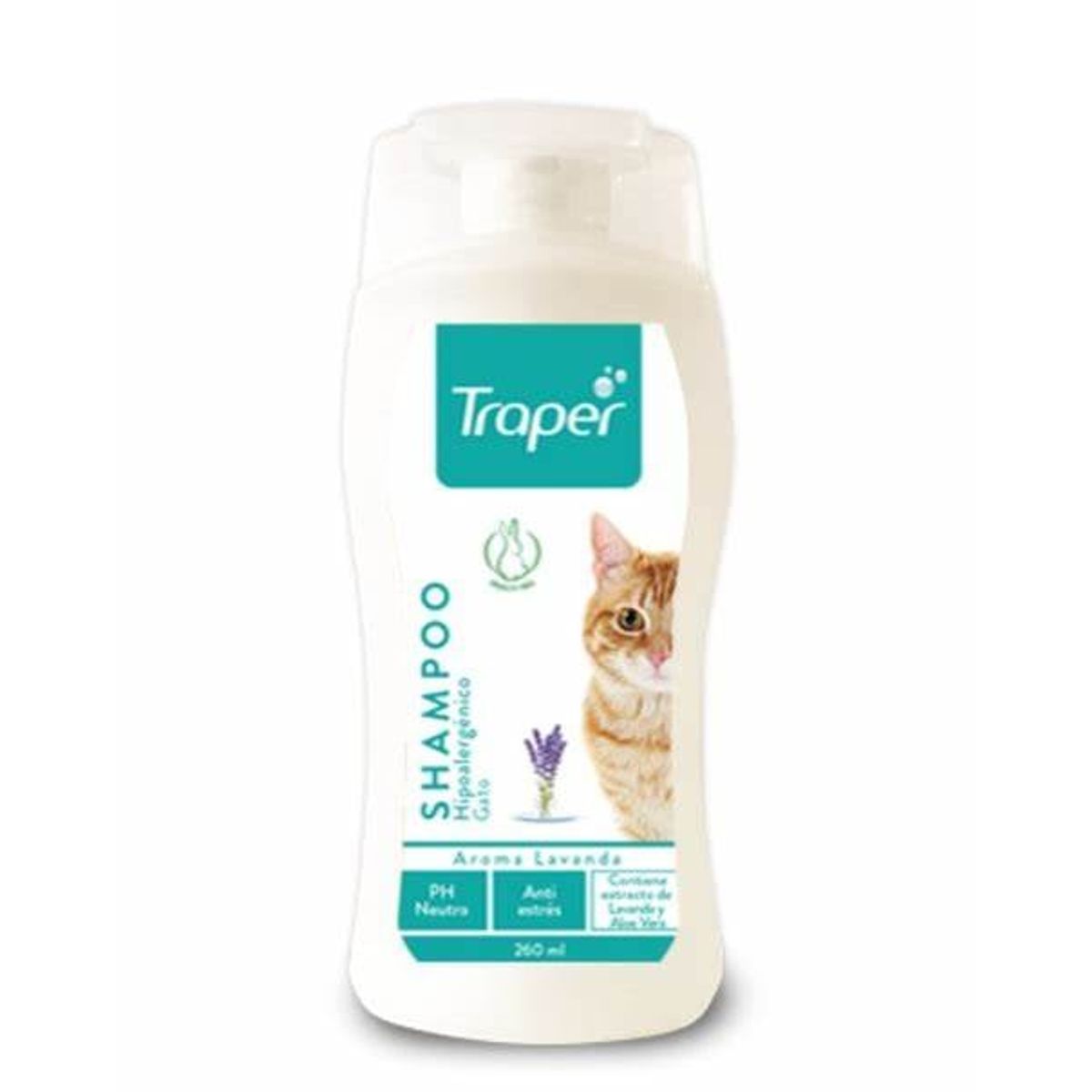 TRAPER - Shampoo Traper Neutro Gato Lavanda 260 mL