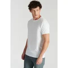 NEW MAN - Polera Mieres Heritage Blanco Newman