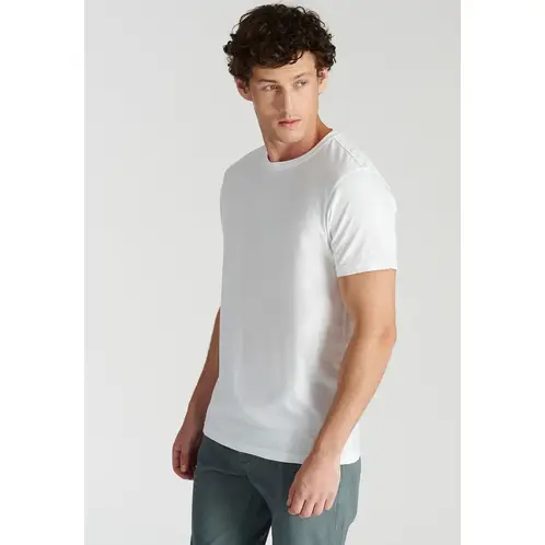 NEW MAN - Polera Mieres Heritage Blanco Newman