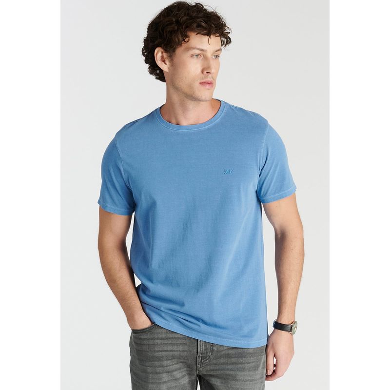 NEW MAN - Polera Mieres Heritage Azul Newman