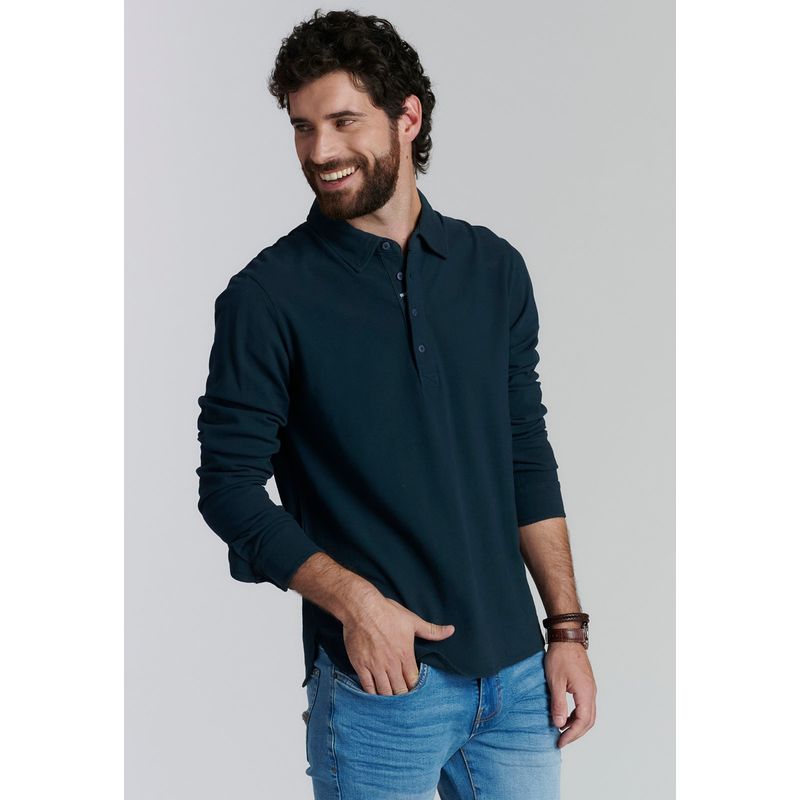 FEROUCH - Polera Denver Fjs Azul Ferouch
