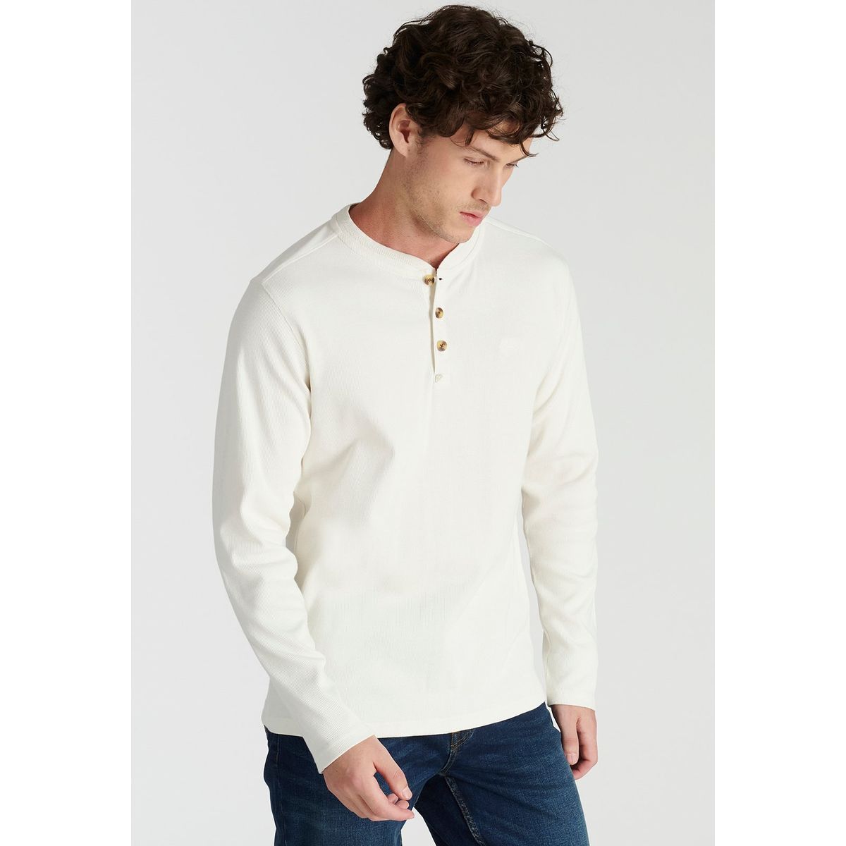 NEW MAN - Polera Belgrado Heritage Beige Newman