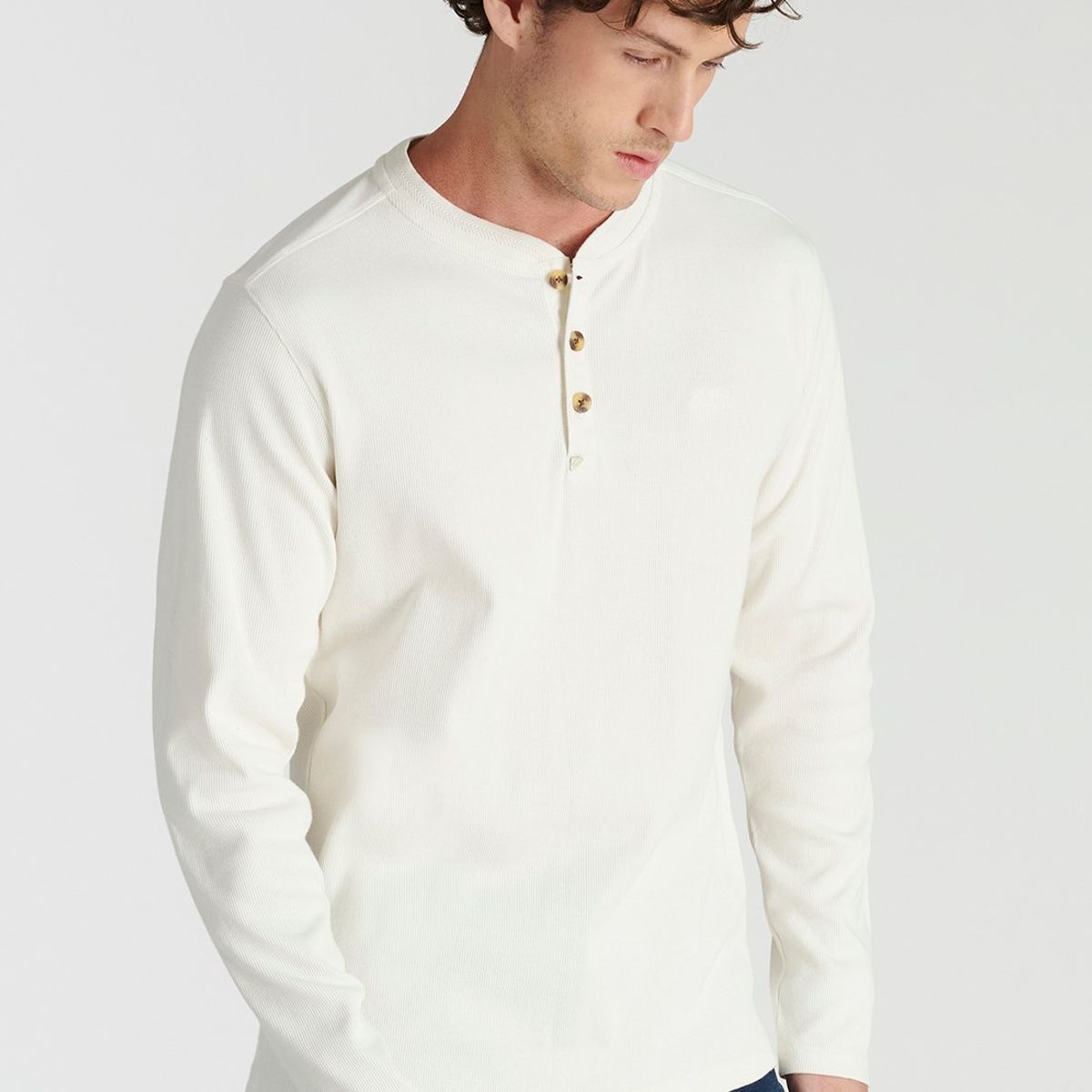 NEW MAN - Polera Belgrado Heritage Beige Newman