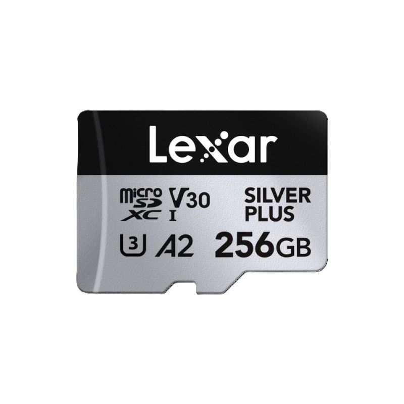 LEXAR - Memoria Lexar Silver Plus MicroSd 256gb V30 A2 4k Uhd