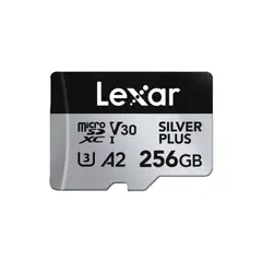 LEXAR - Memoria Silver Plus MicroSd 256gb V30 A2 4k Uhd