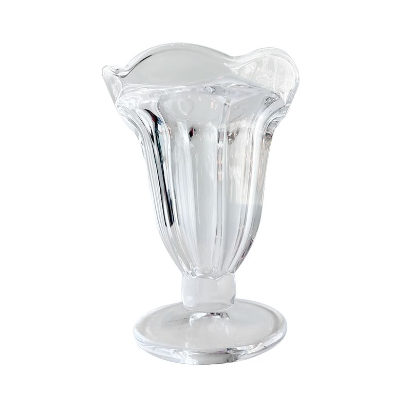 KRYOS - Set 2 Copas Helado Tulipa Vidrio 190 Ml - Turquesa
