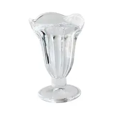 KRYOS - Set 2 Copas Helado Tulipa Vidrio 190 Ml - Turquesa