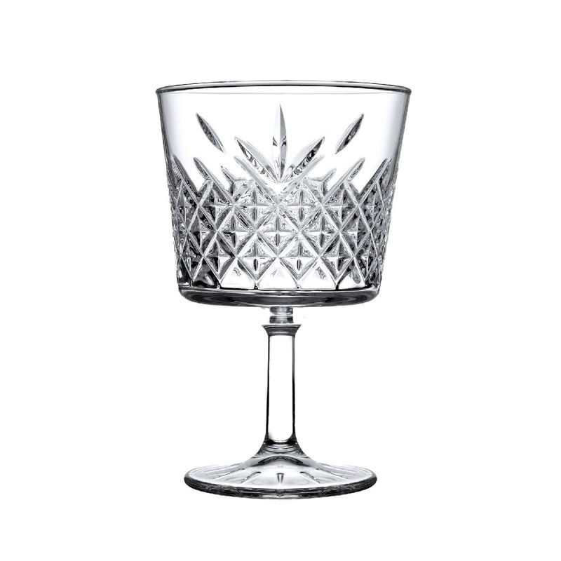 PASABAHCE - Set 4 Copas Postre 260 Cc Línea Timeless - Turquesa