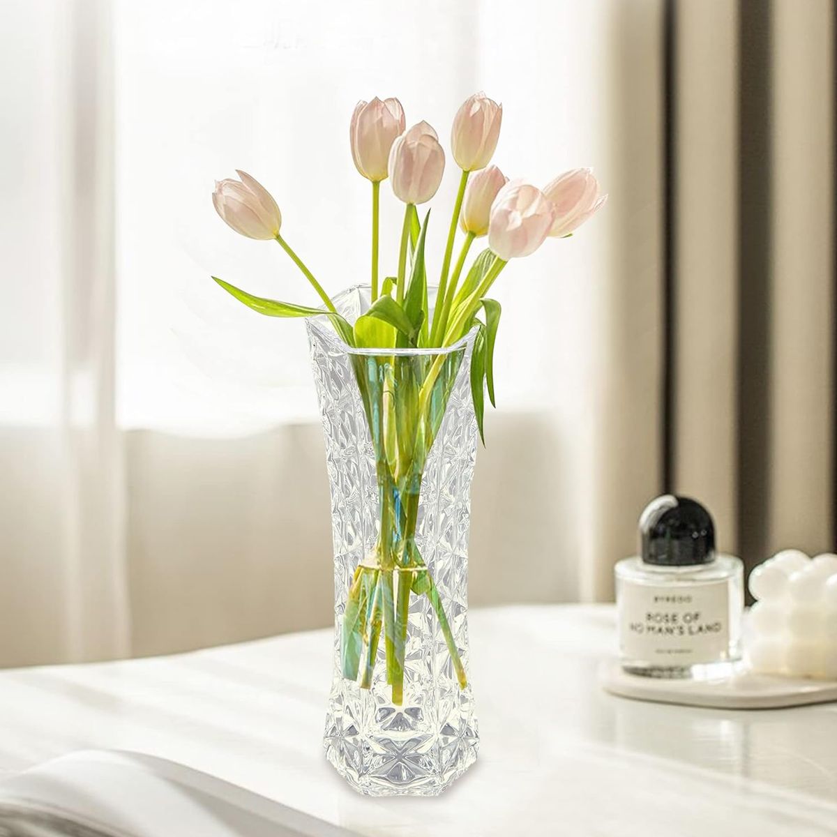 KRYOS - Florero Vidrio Prisma 30 Cm