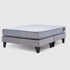 MUEBLES MPR - Cama Europea BD Feel 2 Plaza Tela